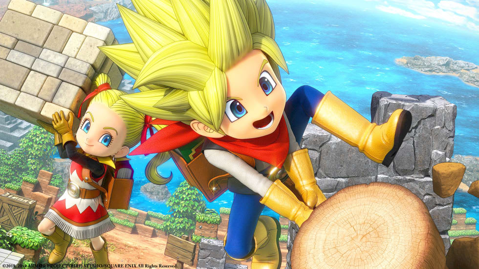 Bild från Dragon Quest Builders 2.